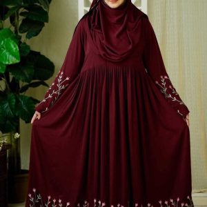 Rajanigandha Embroidery Borka with Hijab