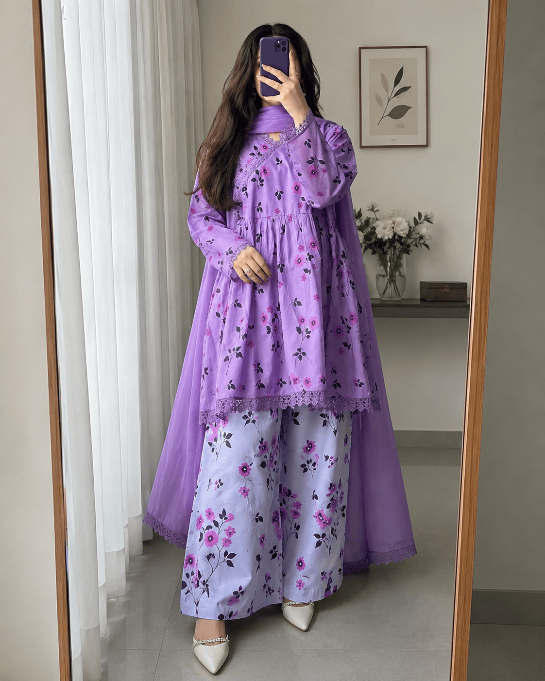 Premium Cotton Printed Three Piece