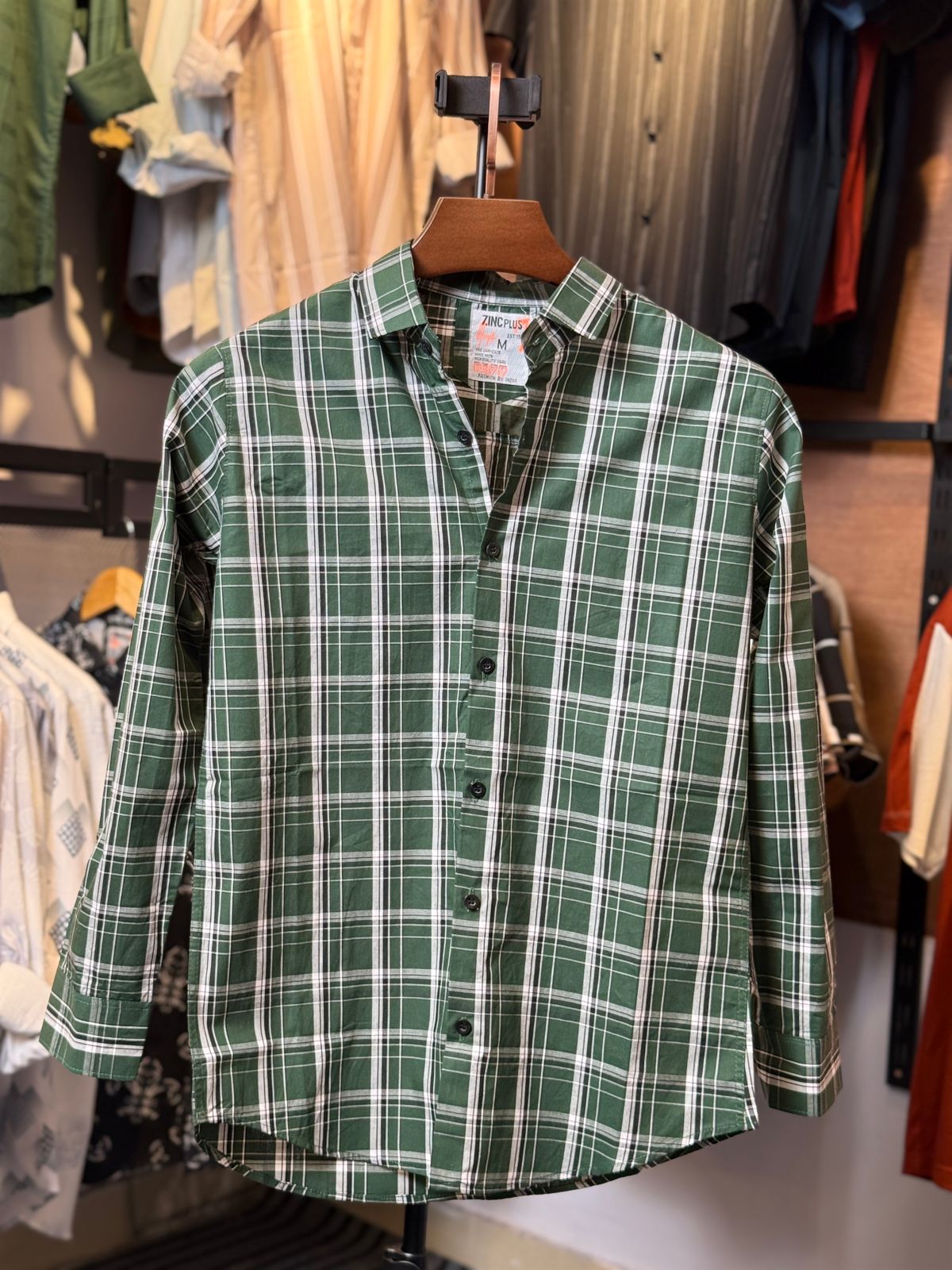 NEW CHECK SHIRT ARRIVED