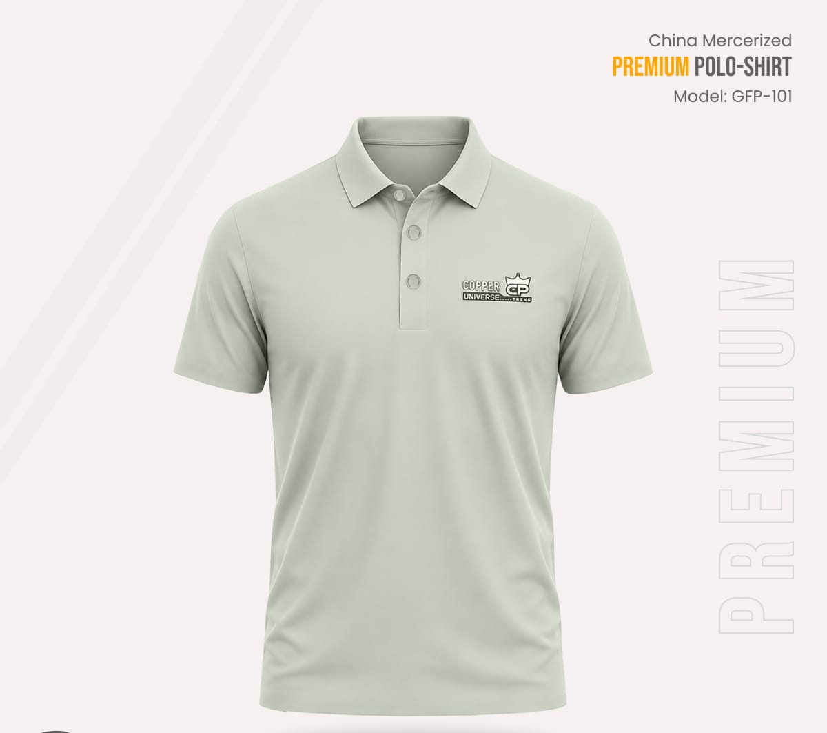 Export Quality China Mercerized Polo Shirt