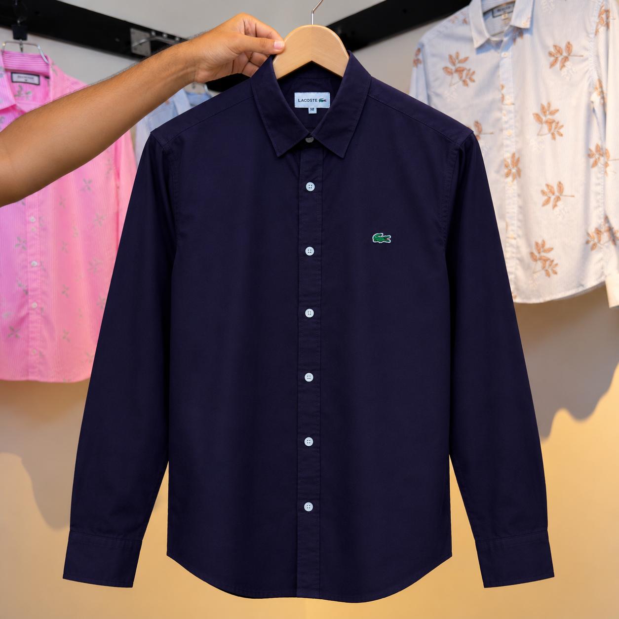 Full sleeve solid oxford shirt